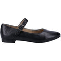 Hush Puppies Melissa Ballerines Noires Pour Femmes En Cuir Verni.