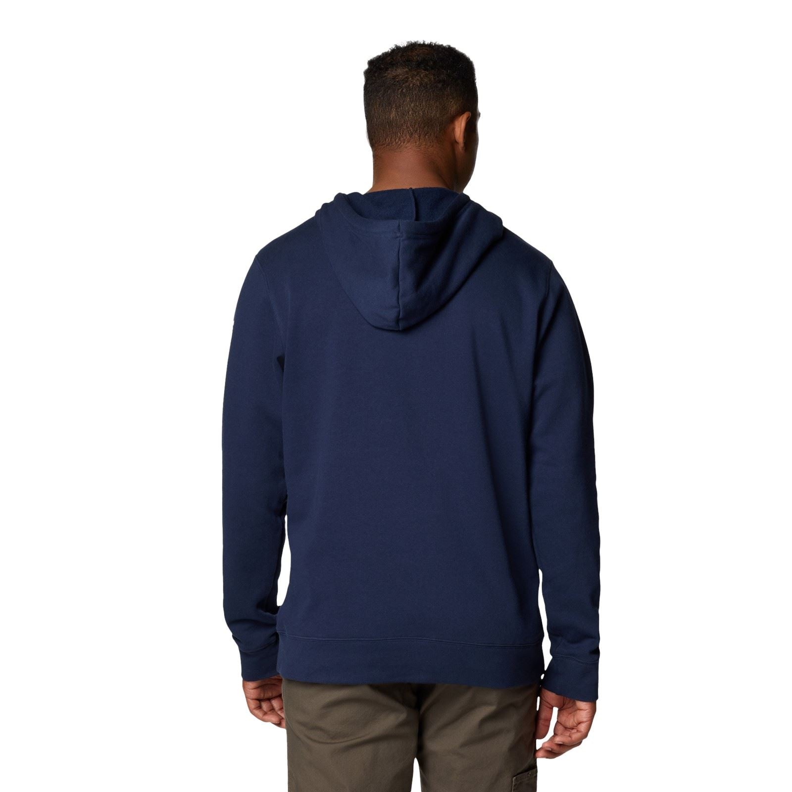 Columbia Columbia Trek Sweat À Capuche Bleu En Coton Pour Homme Trek