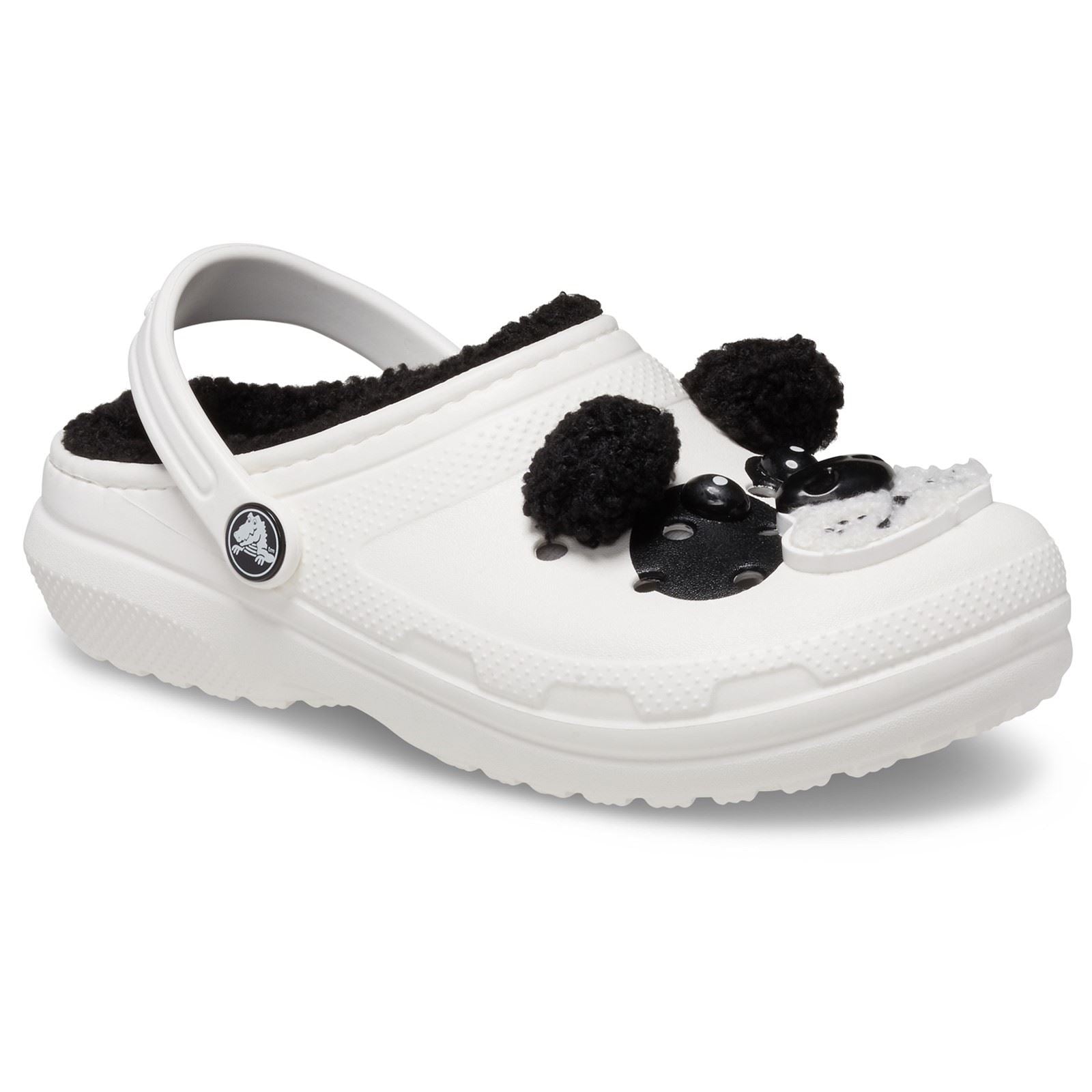 Crocs Classic Lined Fun Lab Sabots Panda Unisexe Pour Enfants En Thermoplastique