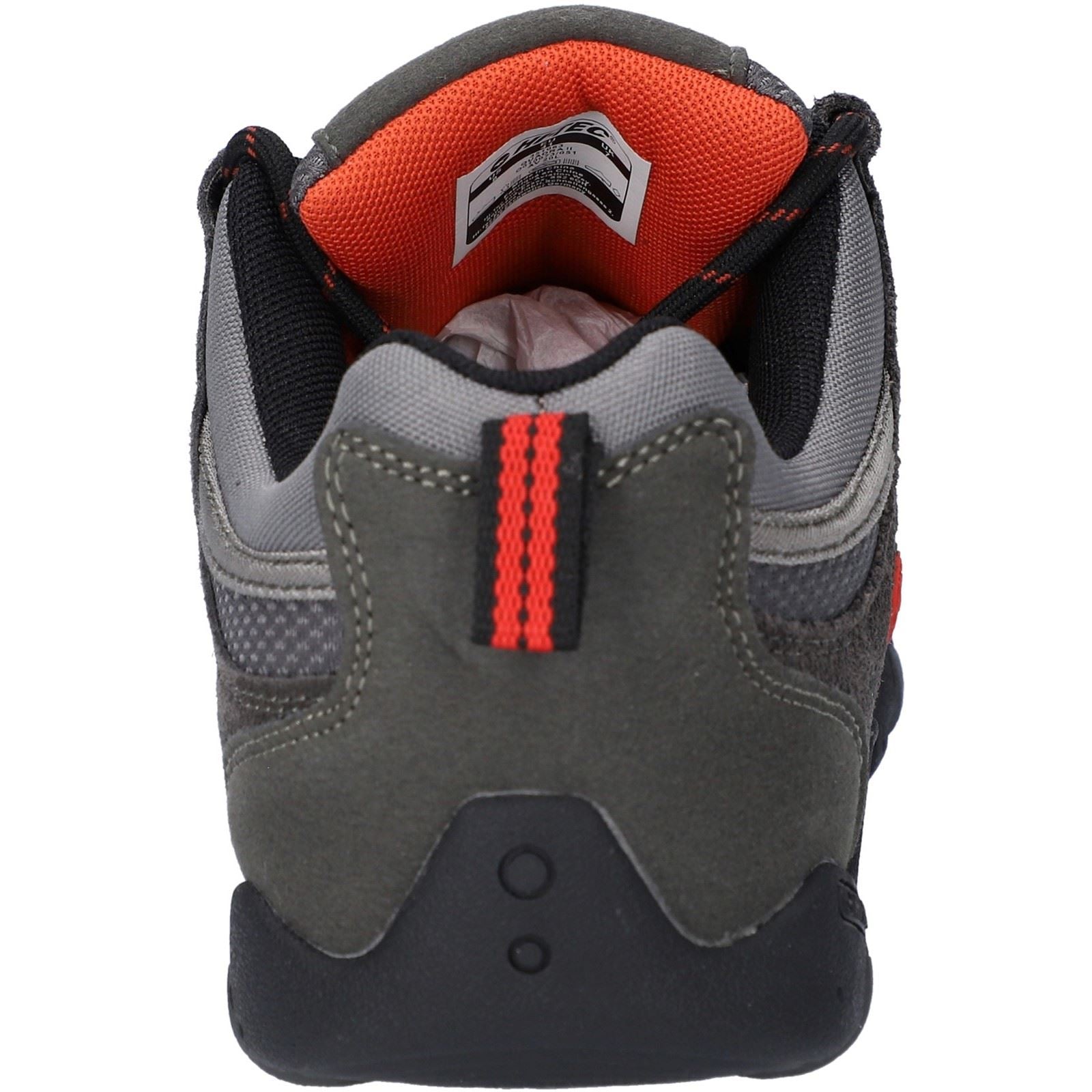 Hi-Tec Quadra II Chaussures De Randonnée Pour Hommes En Suède Gris / Rouge Vif