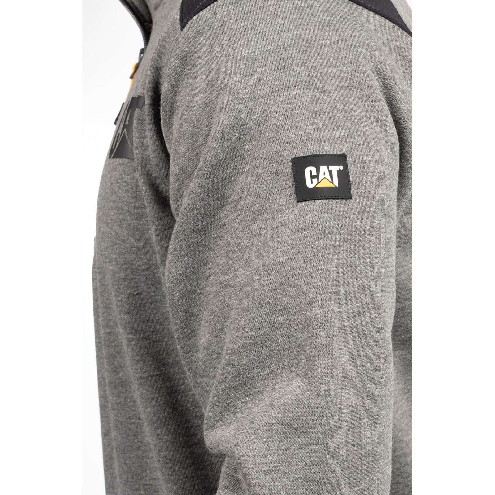 Caterpillar Essential 1/4 Zip Sweatshirt Gris En Polyester Pour Homme