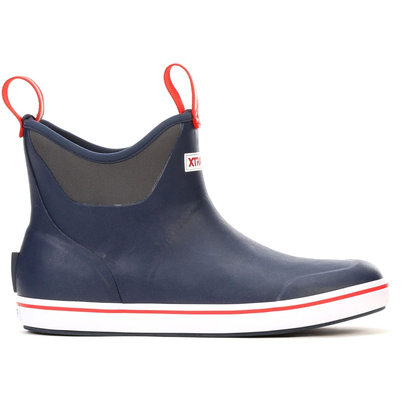 Xtratuf Bottes En Caoutchouc Wellington Marine/Rouge À Tige Courte