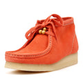 Clarks Originals Wallabee Bottes Orange Pour Femmes En Daim