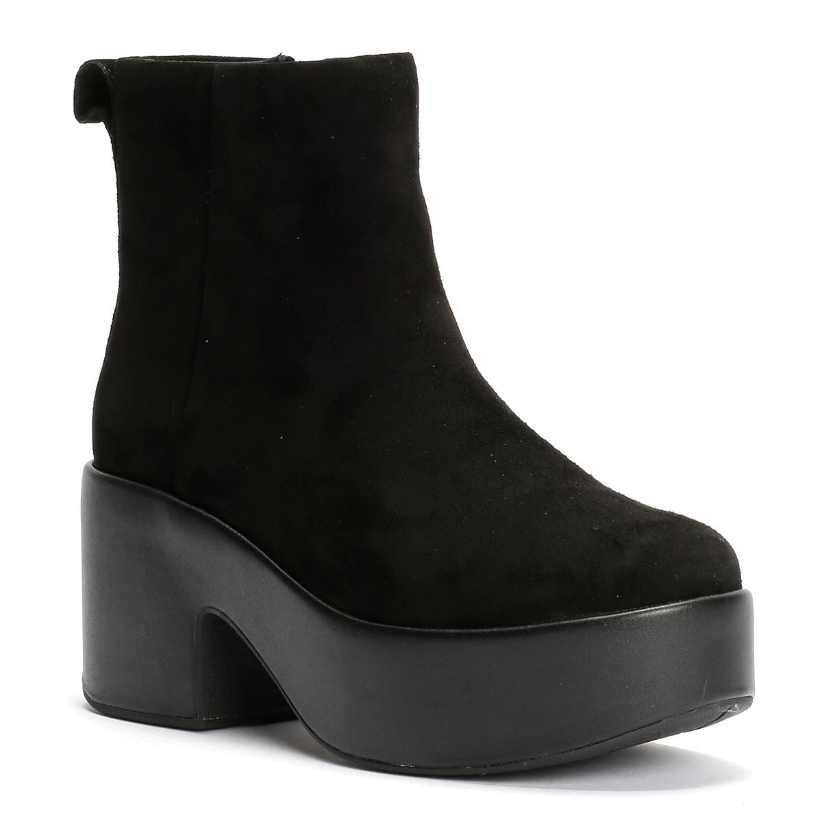 FitFlop Platfforms Heeled Bottes Noires Pour Femmes En Suède