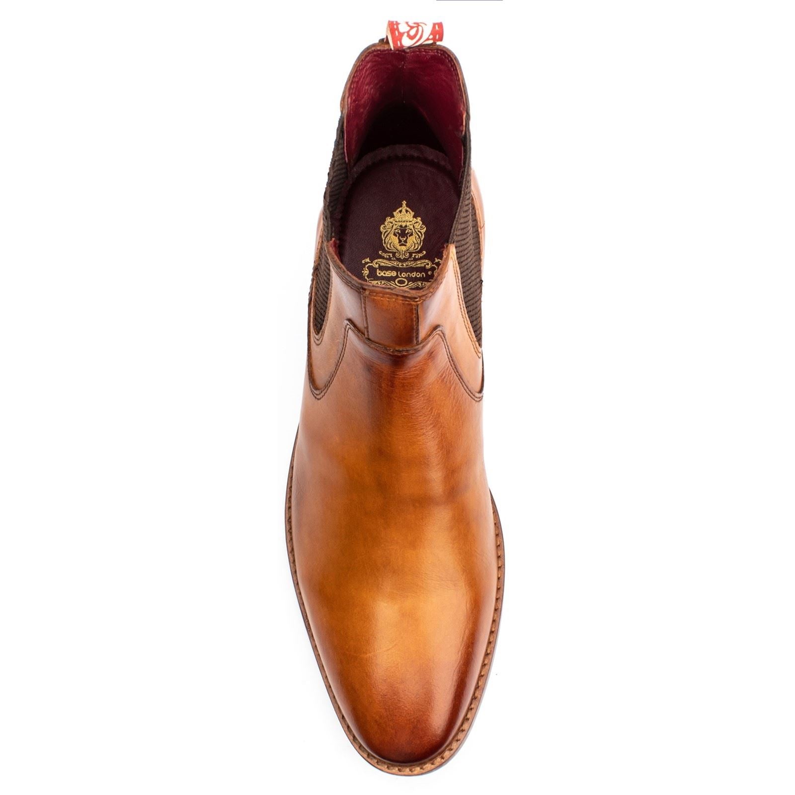 Base London Scout Bottes En Cuir Pour Homme Couleur Tan
