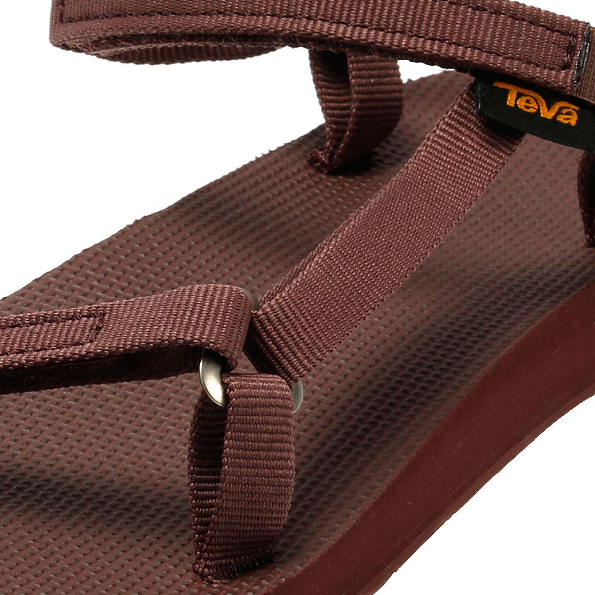 Teva Original Universal Slim Sandales Rouges Pour Femmes