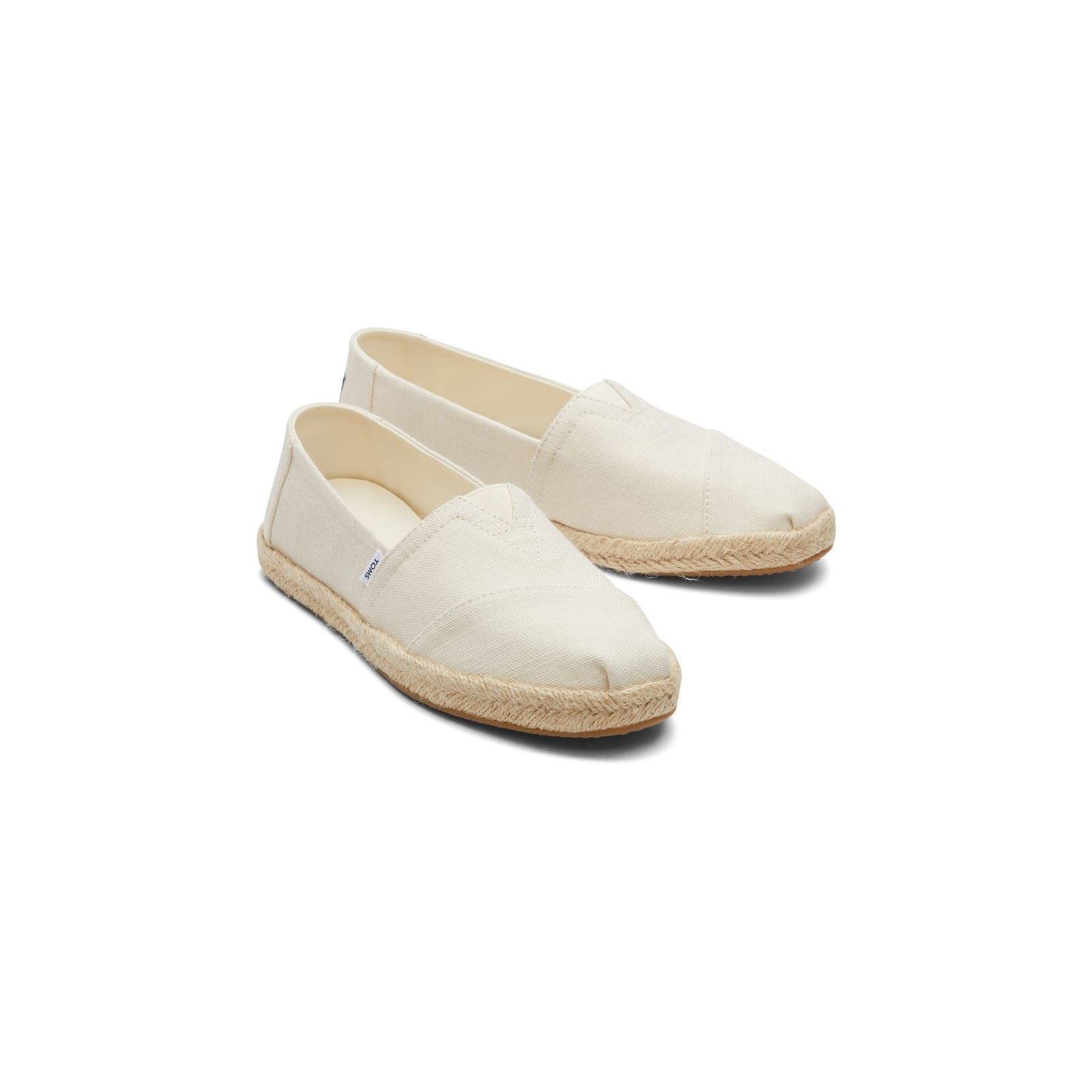 TOMS Alpargata Rope Espadrilles Naturelles Pour Femmes En 100% Coton