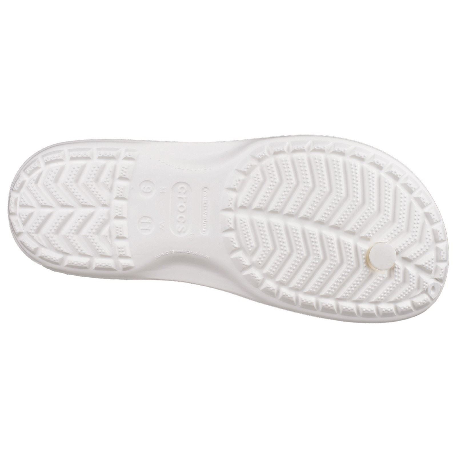 Crocs Crocband Flip croslite caoutchouc blanc pantoufles