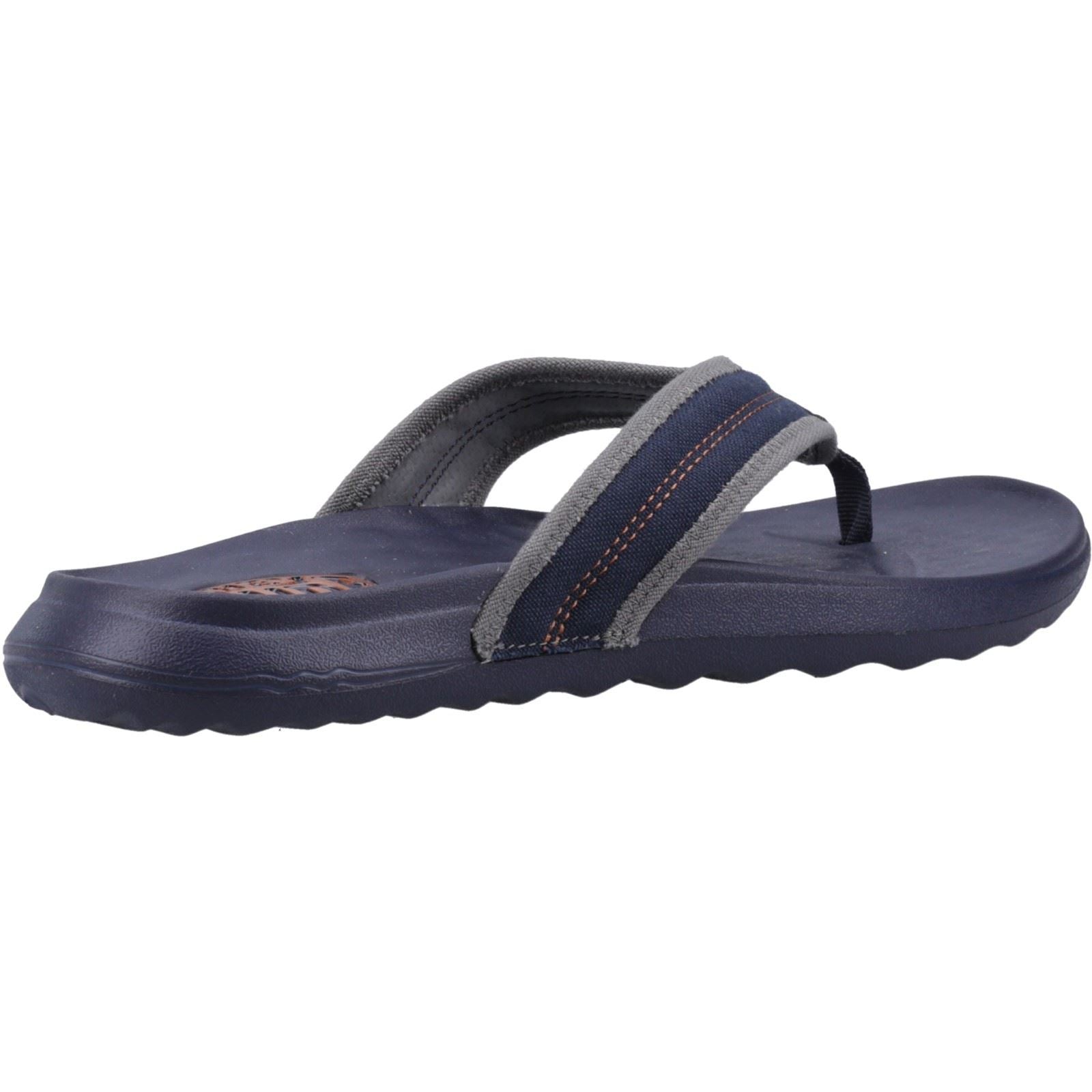 HEYDUDE Myers Flip Sport Mode Sandales Pour Hommes En Bleu Marine/Bleu Marine