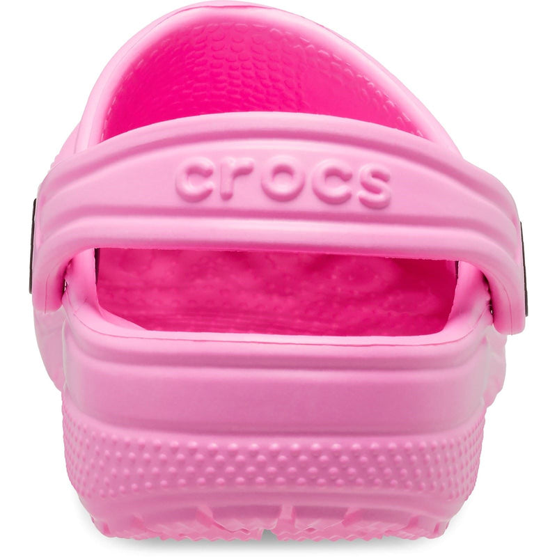 Crocs Toddler Classic Chaussures Plates Roses En Taffetas Thermoplastique