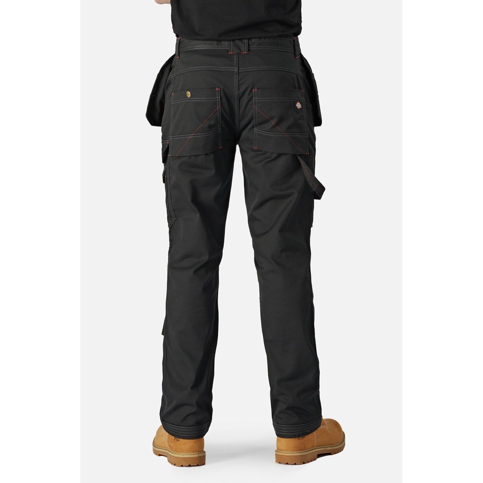 Dickies Redhawk Pro Pantalons De Plein Air Pour Hommes En Polyester Noirs
