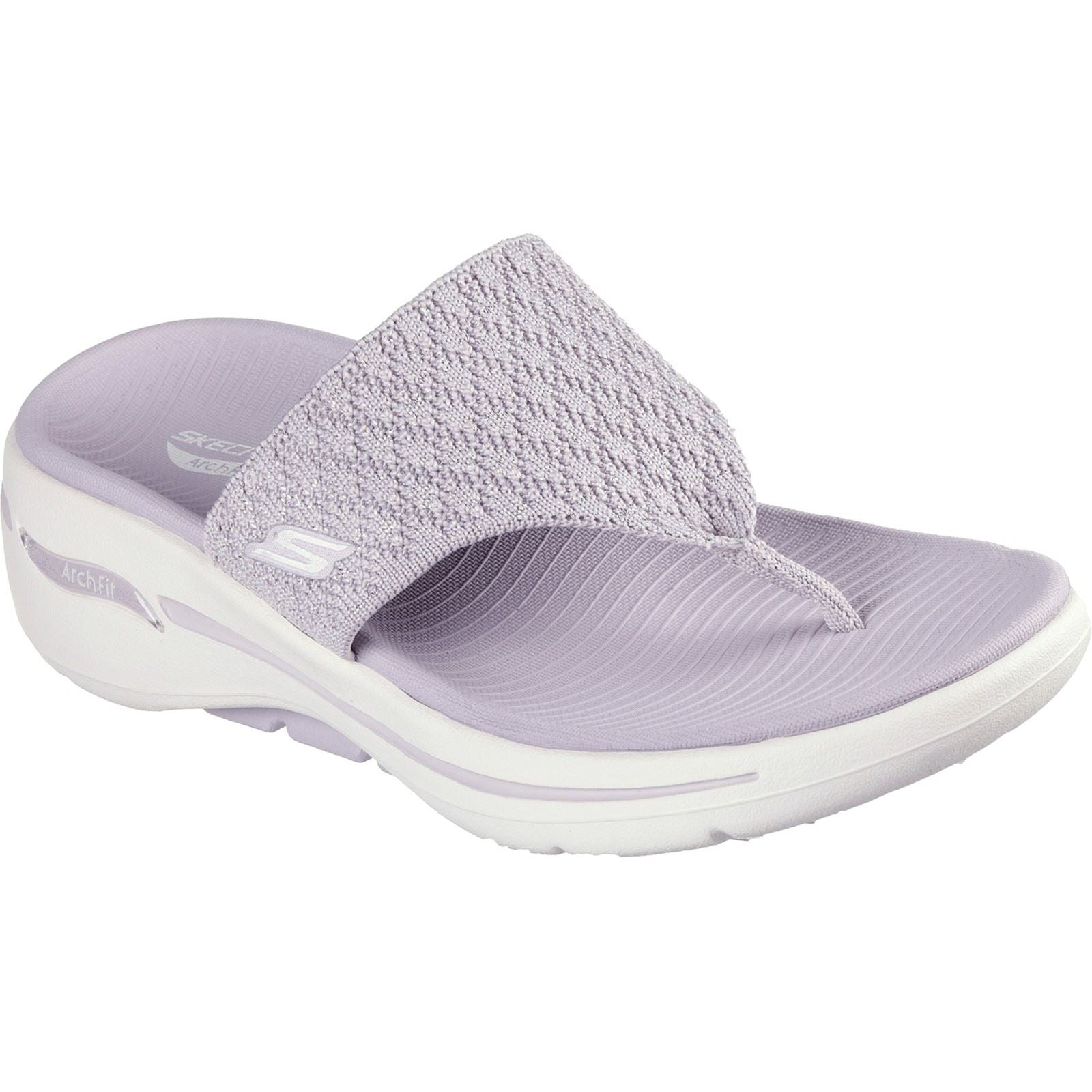 Skechers Go Walk Arch Fit Sandal Spellbound Sandales Lilas Pour Femmes En Synthétique