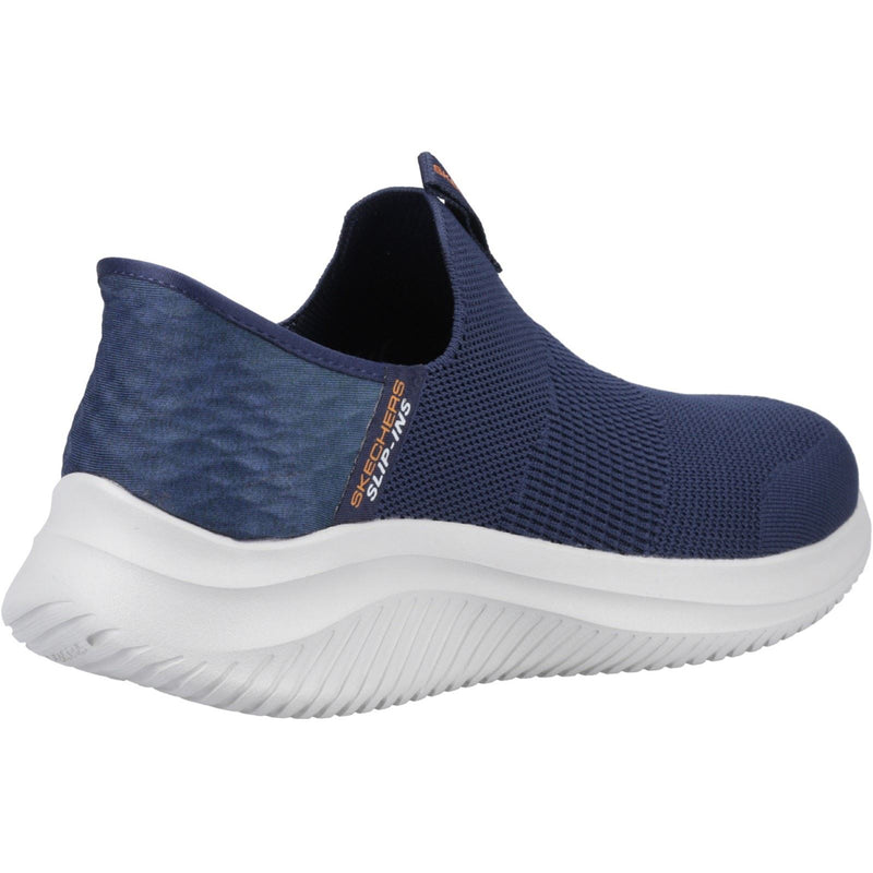 Skechers Ultra Flex 3.0 Smooth Step Baskets En Synthétique Pour Homme, Couleur Marine