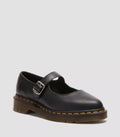 Dr. Martens Elphie Mary Jane Virginia Chaussures Noires Pour Femmes En Cuir