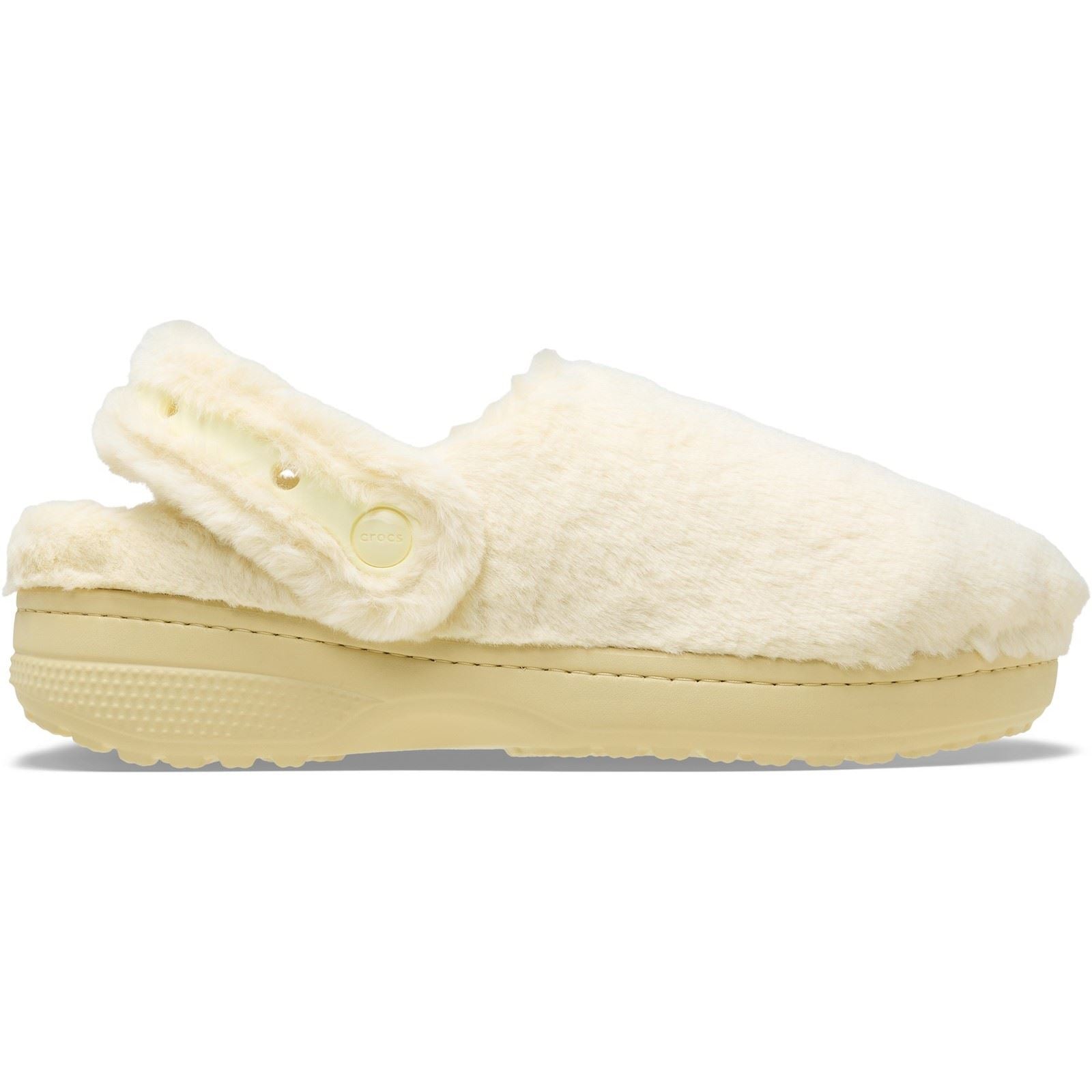 Crocs Classic Unfurgettable Sabots En Polyester Pour Femmes Vanille