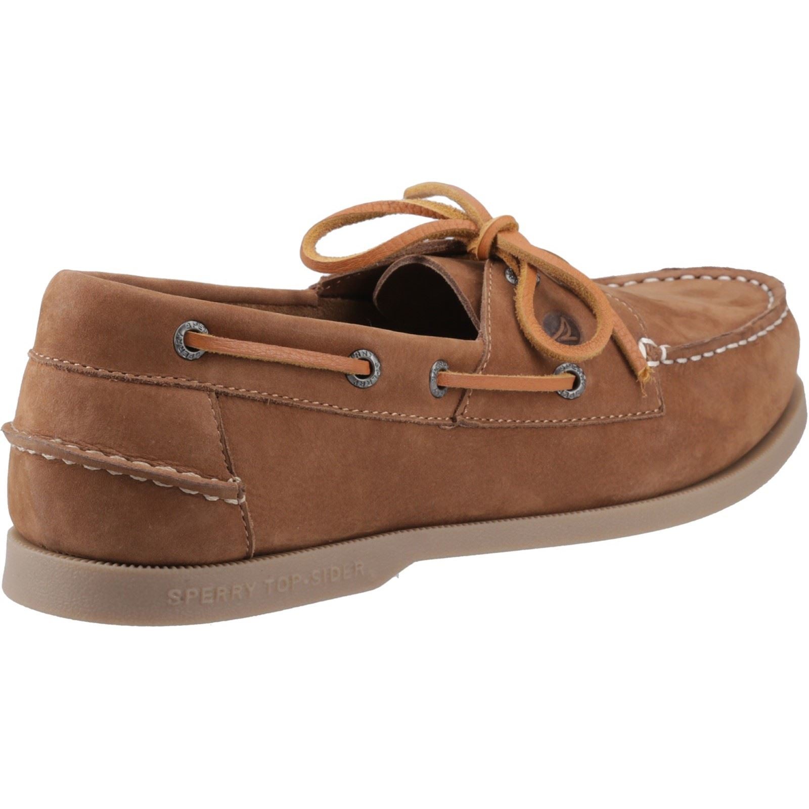 Sperry Tacoma Chaussures Bateau En Cuir Pour Hommes, Couleur Tan
