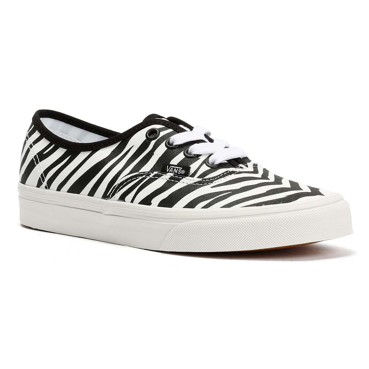 Vans Authentic Baskets Blanches En Toile Pour Femmes