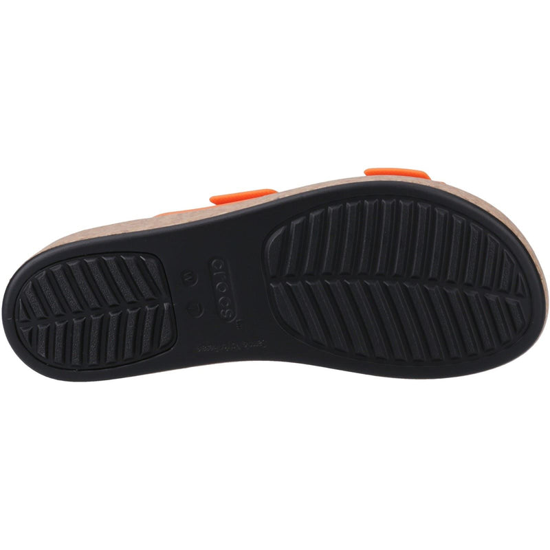 Crocs Brooklyn Buckle Sandales Compensées Topaz Pour Femmes