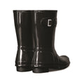 Hunter Original Short Gloss Bottes En Caoutchouc Pour Femmes, Noires