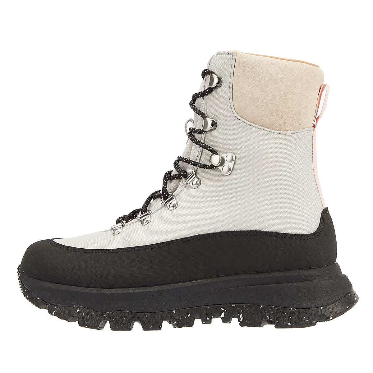 FitFlop Bottes En Cuir Noir/Blanc Pour Femmes Neo-D-Hyker
