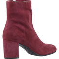 Hush Puppies Octavia Femmes Suédoises Bottines À Talons Bordeaux