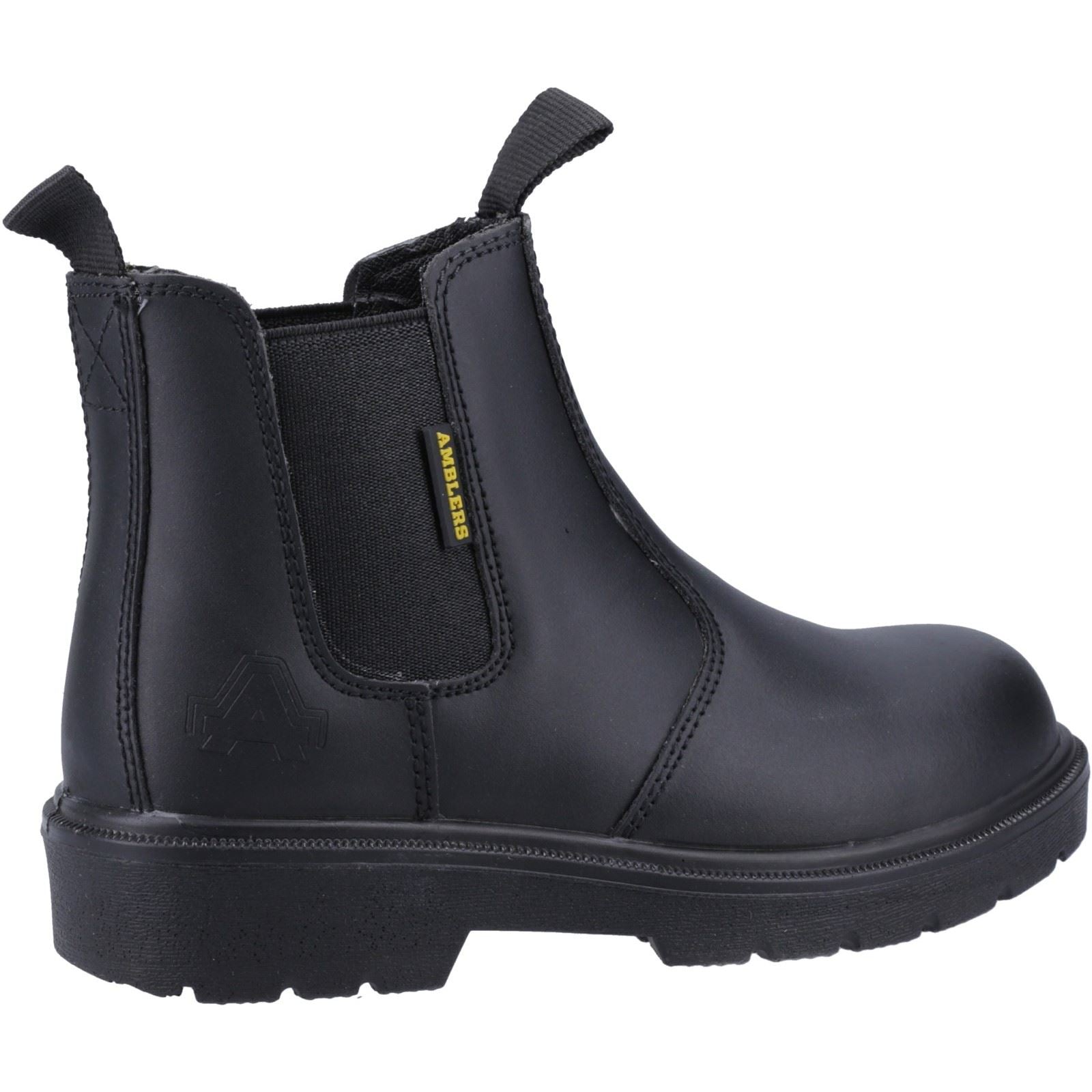 Amblers Safety Bottes De Sécurité En Cuir Noires Fs116