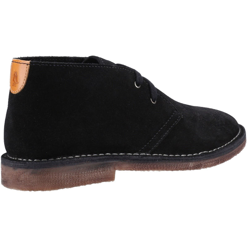 Hush Puppies Samuel Bottes Noires En Daim Pour Homme
