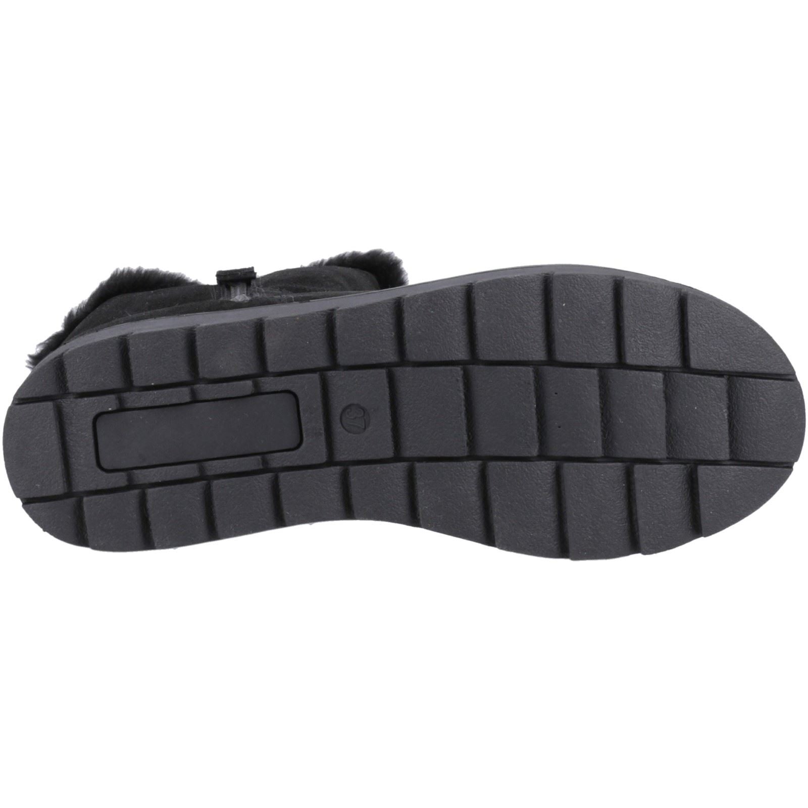 Hush Puppies Mary Bottes Noires Pour Femmes En Suède