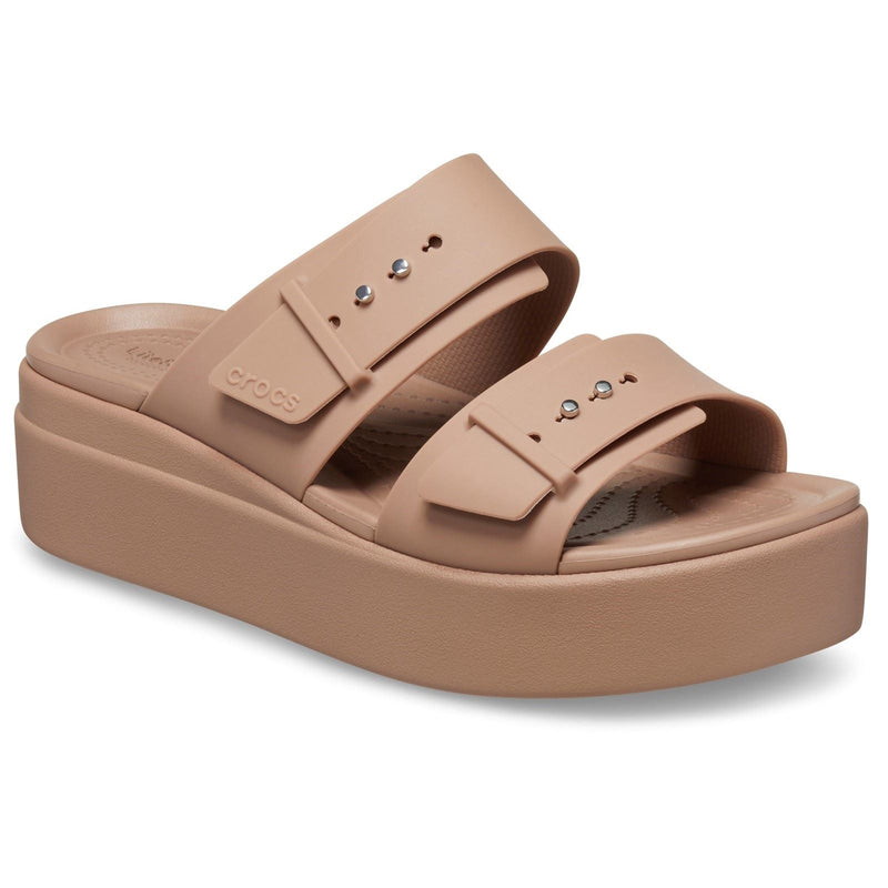 Crocs Brooklyn Crocs Brooklyn Sandales latte pour femme en thermoplastique