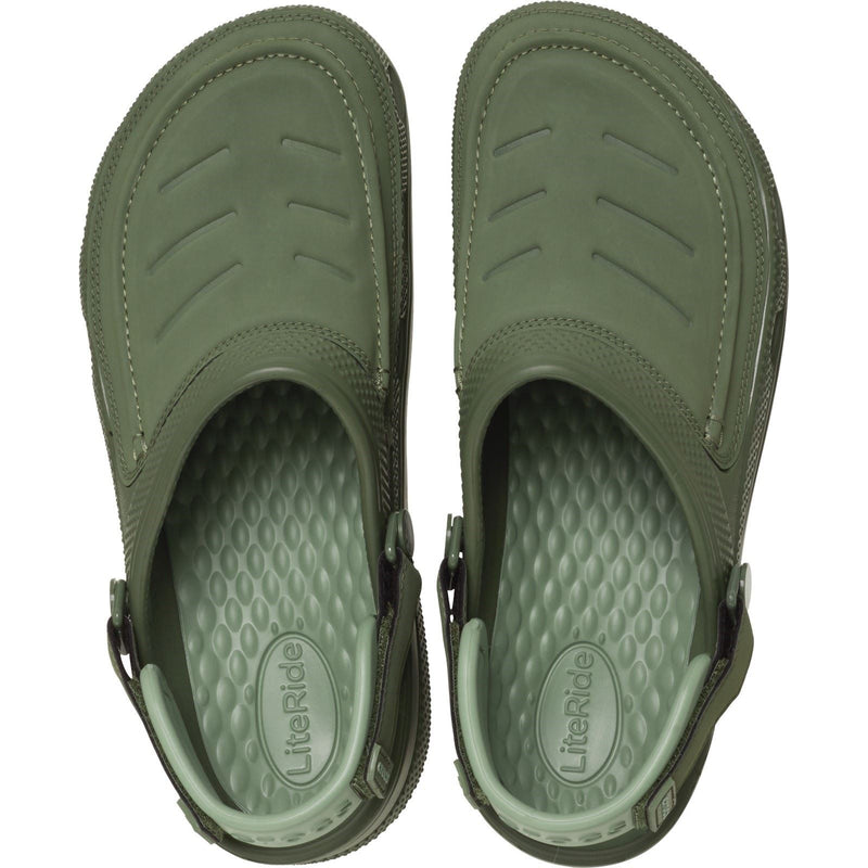 Crocs Yukon Vista II Sabots Pour Hommes En Polyuréthane Vert Armée