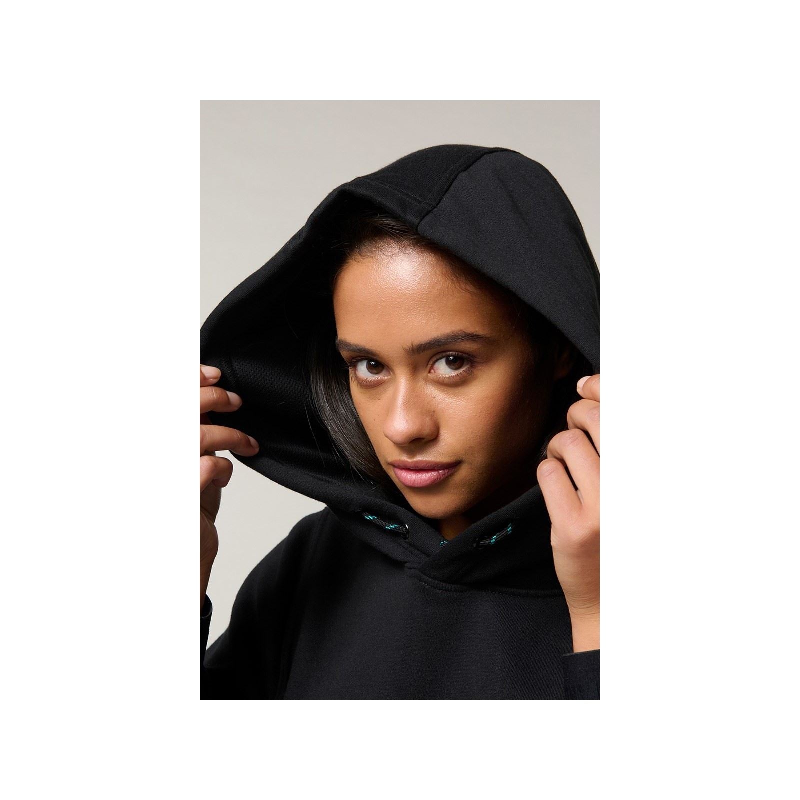 Hard Yakka Gladiator Sweat À Capuche Noir En Coton Pour Femmes