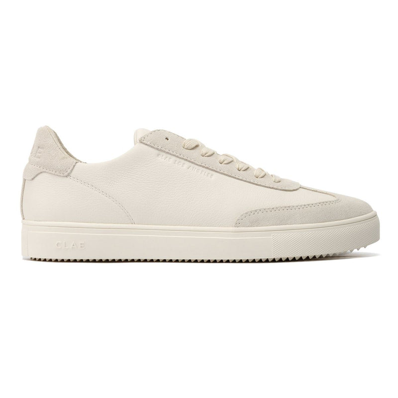Clae Deane Baskets Blanches En Cuir Pour Hommes