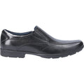 Pod Dundee Chaussures Noires Pour Garçons En Cuir.