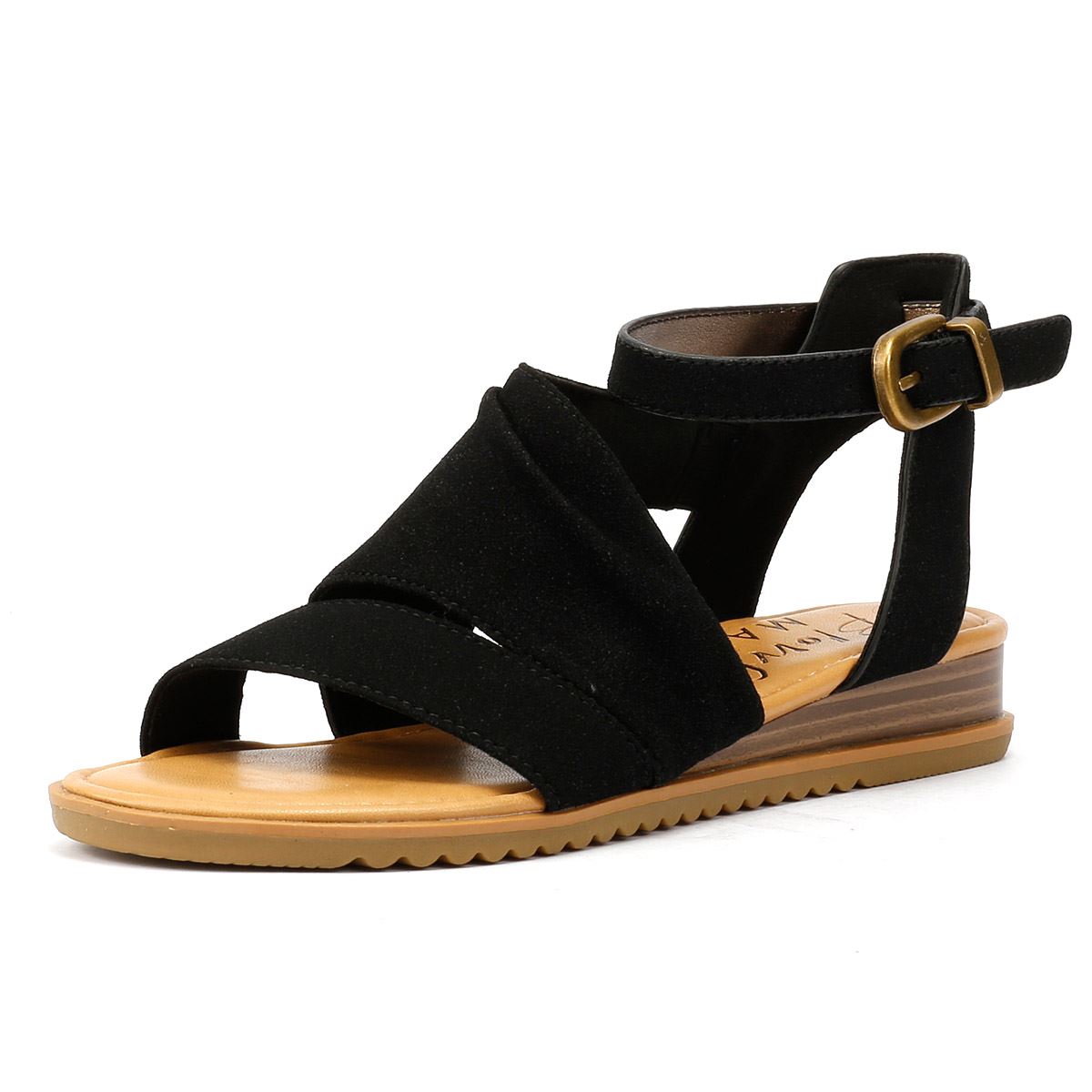Blowfish Malibu Balana Sandales Noires Pour Femmes