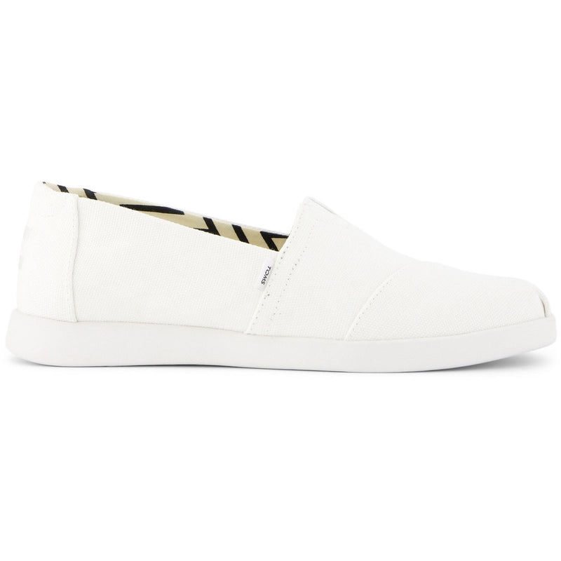 TOMS Alpargata Plus Espadrilles Blanches Pour Femmes En 100% Coton