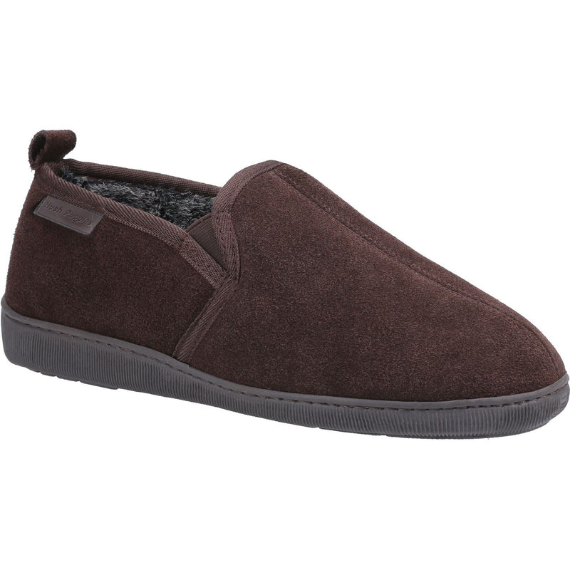 Hush Puppies Arnold Pantoufles Pour Hommes En Daim Marron