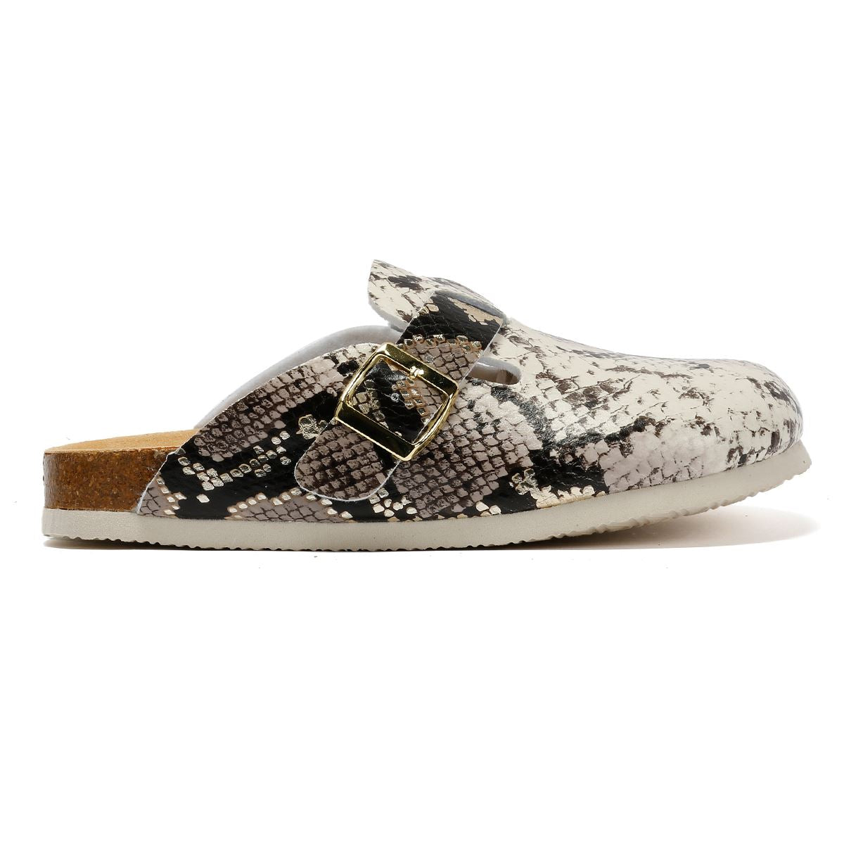 Penguin Poppy Mules Grises Pour Femmes