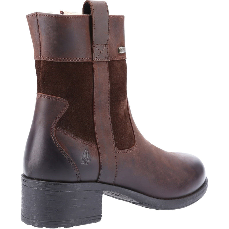 Hush Puppies Saskia Bottes En Daim Marron Pour Femmes
