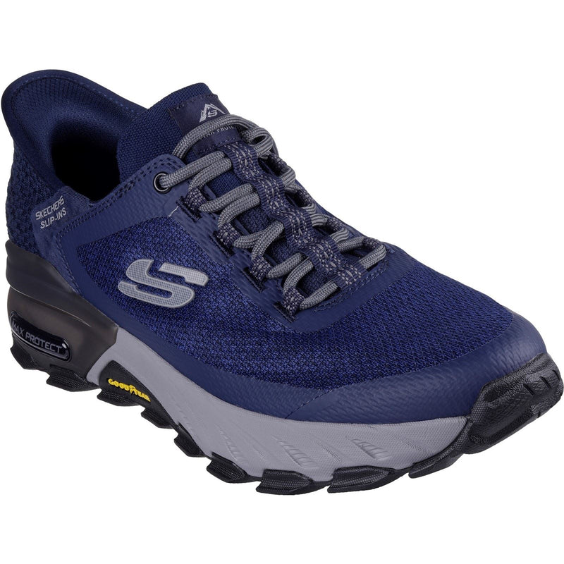 Skechers Max Protect Assembly Chaussures De Randonnée Bleu Marine Pour Homme