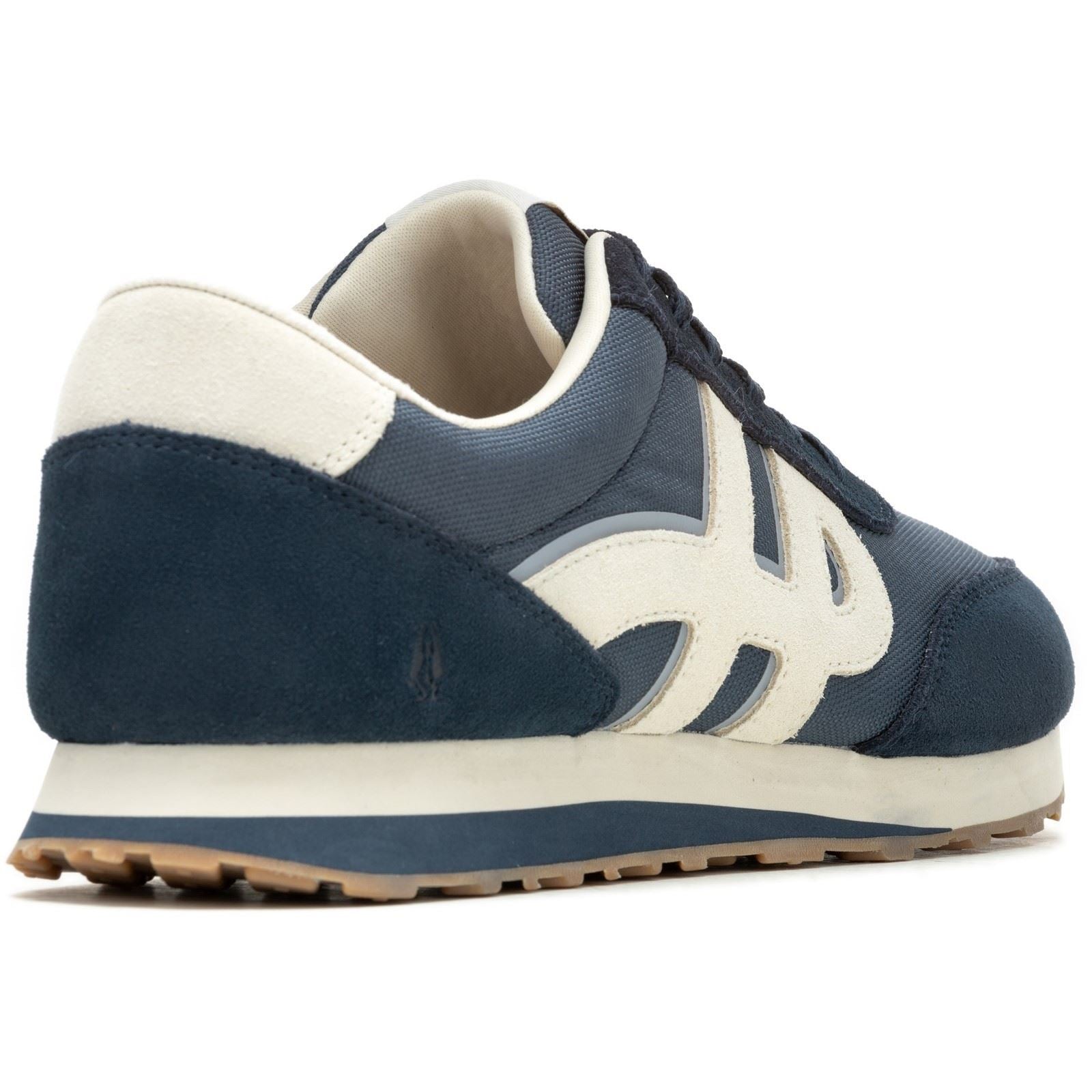 Hush Puppies Seventy8 Chaussures De Sport Pour Homme En Cuir Bleu Marine