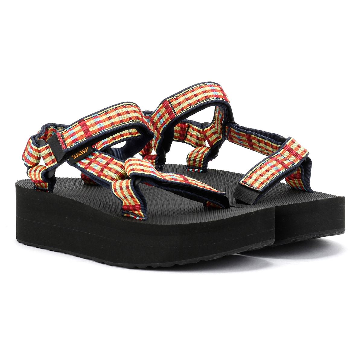Teva Flatform Universal Sandales Jaunes Pour Femmes