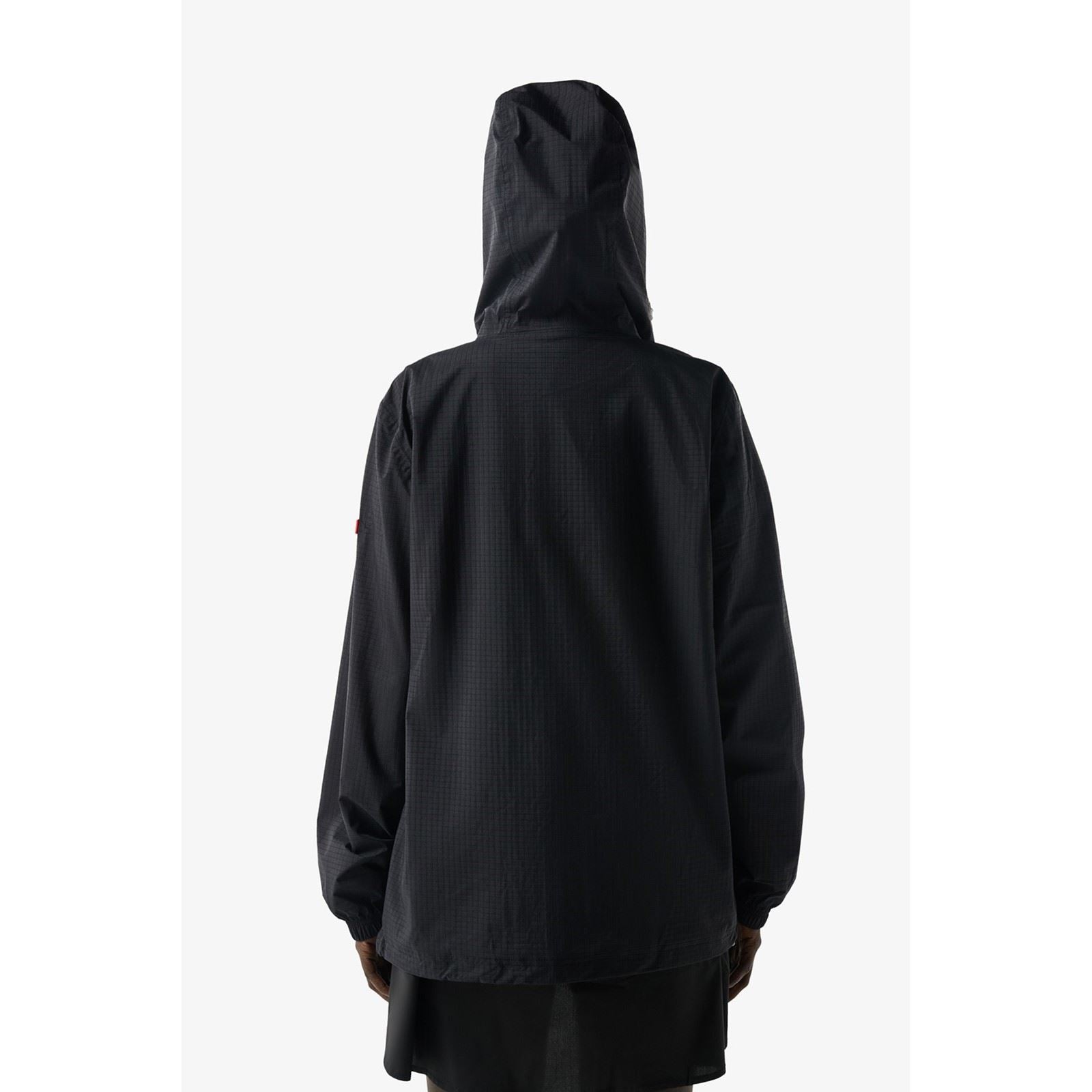 Hunter Packable Rain Veste De Pluie Unisexe Noire Pliable