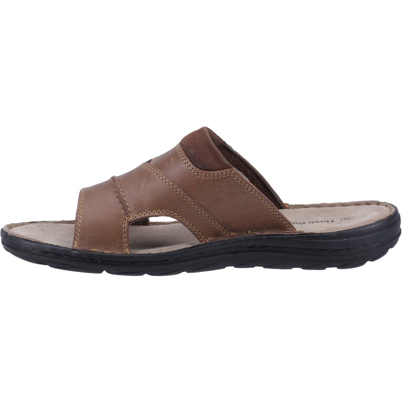 Hush Puppies Archer Sandales Pour Hommes En Cuir Marron