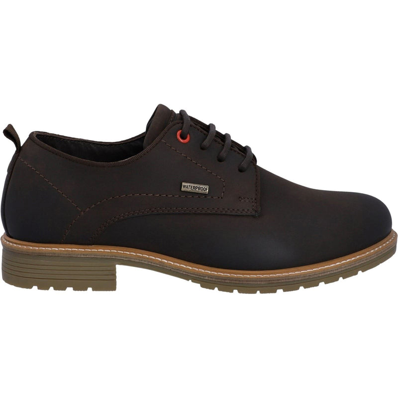 Hunter Jura Chaussures En Cuir Marron À Lacets Pour Homme