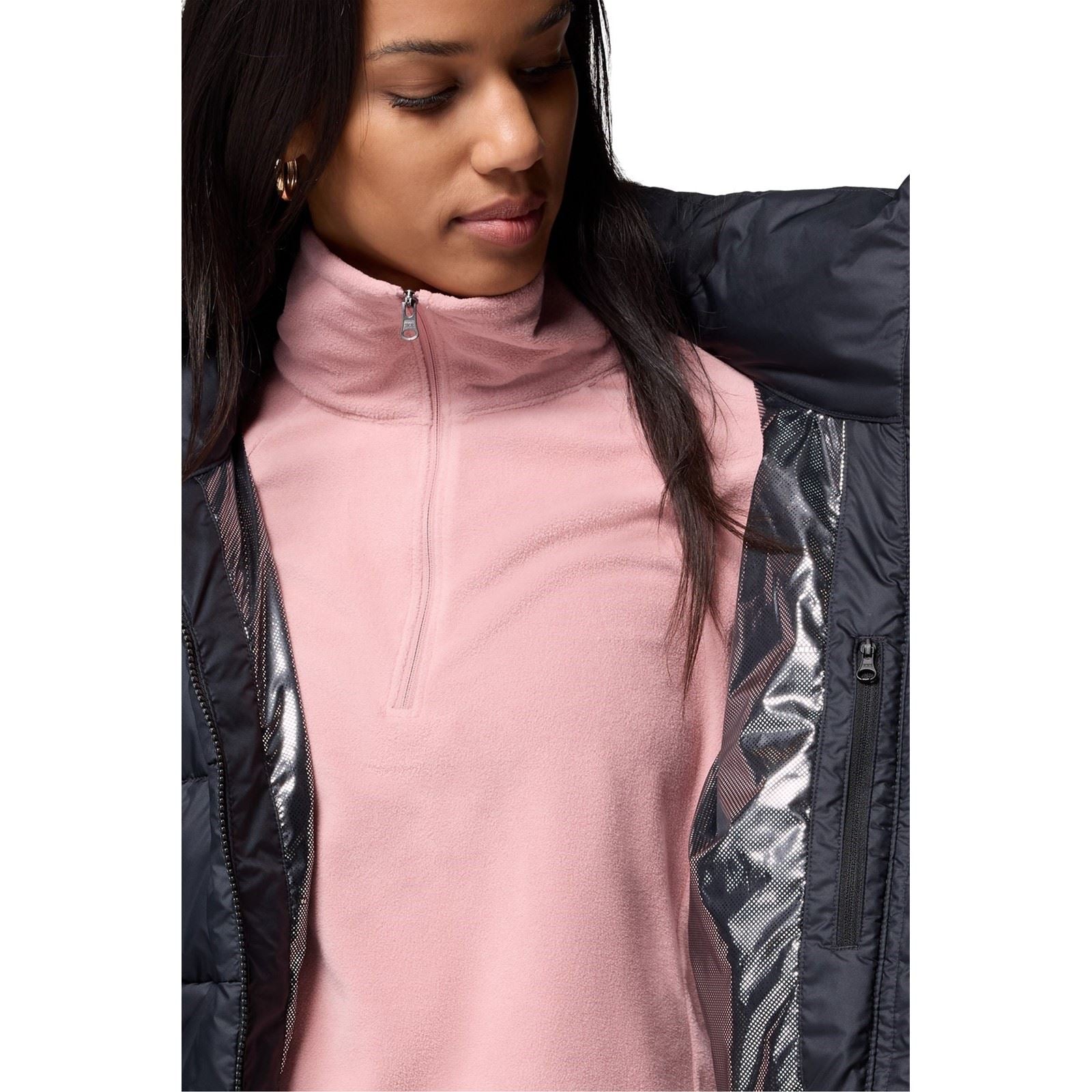 Columbia Pike Lake Jacket Vestes Matelassées Noires Pour Femmes