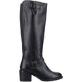 Hush Puppies Heidi Bottes En Cuir Noir Pour Femme
