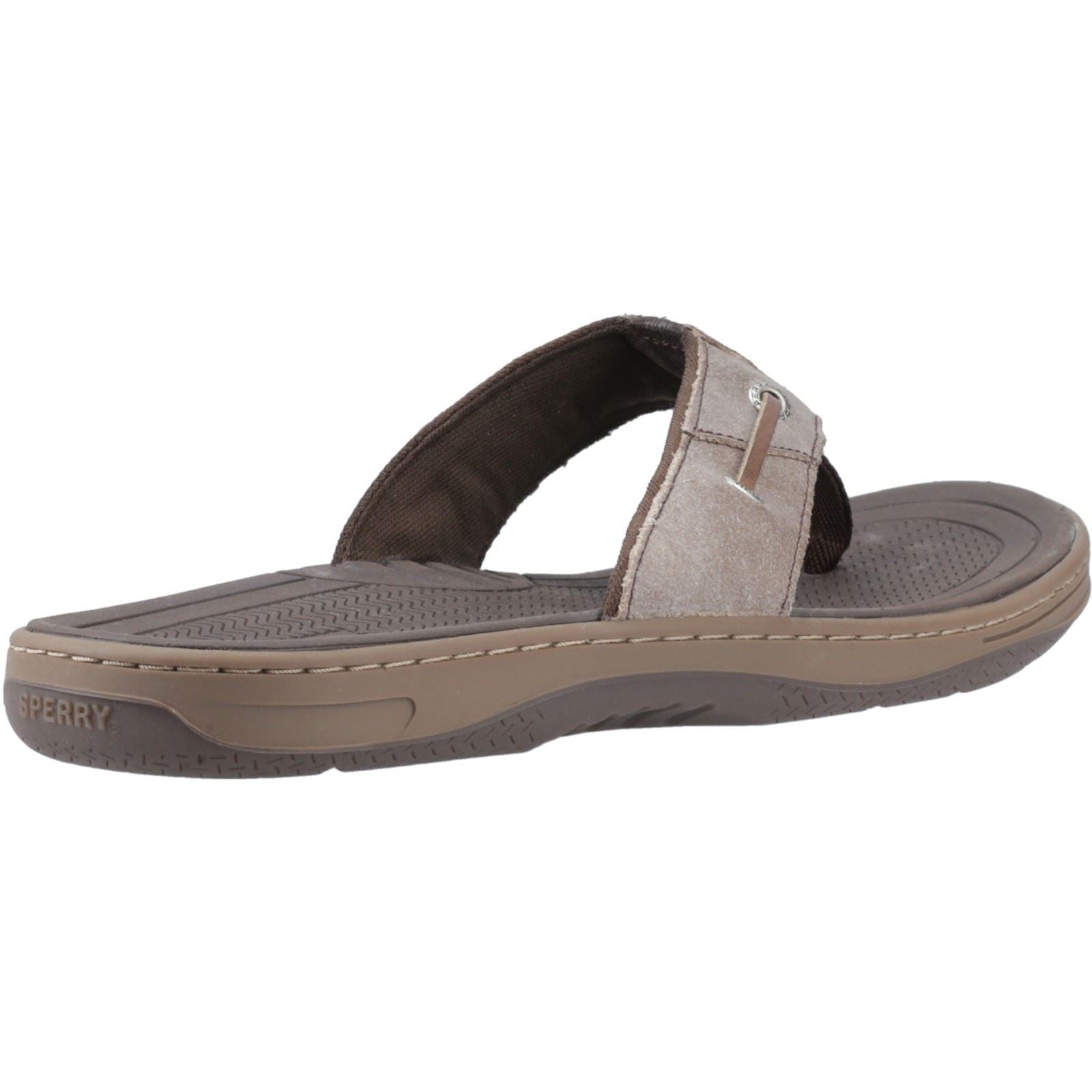 Sperry Batfish Sandales Homme En Cuir Marron