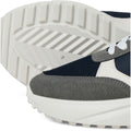 Jack & Jones Aspire Runner Baskets Pour Hommes En Polyuréthane Castlerock/Navy Blazer