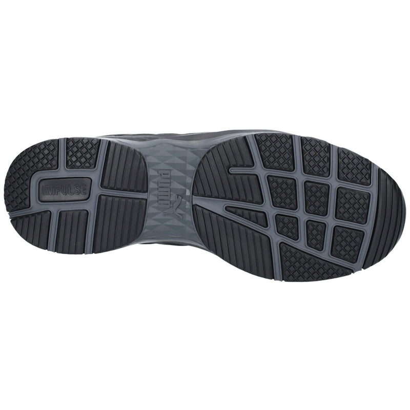 Puma Safety Chaussures De Sécurité En Cuir Noir Velocity 2.0