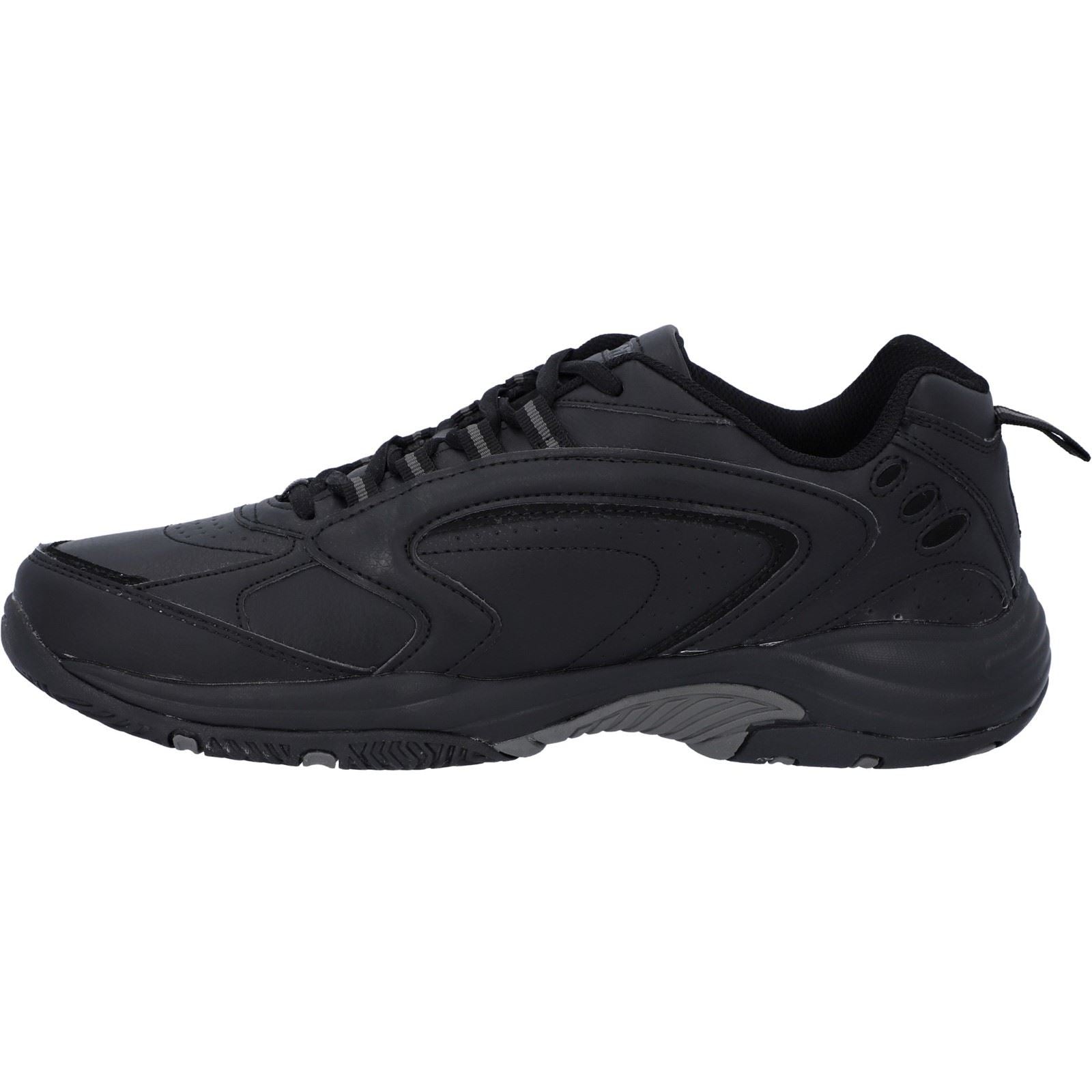 Hi-Tec Blast Lite Wide Baskets Noires Pour Homme En Polyuréthane